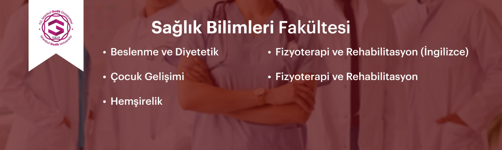 Sağlık Bilimleri Fakültesi Bannerı