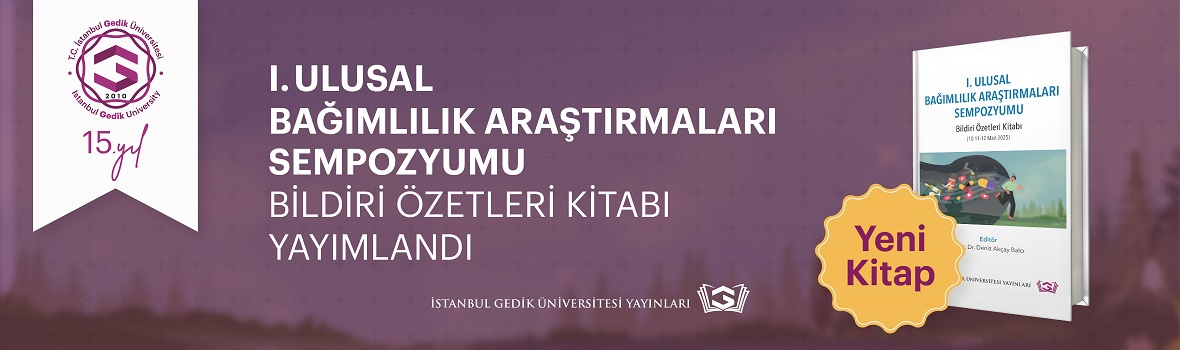 I. Ulusal Bağımlılık Araştırmaları Kitabı Bannerı