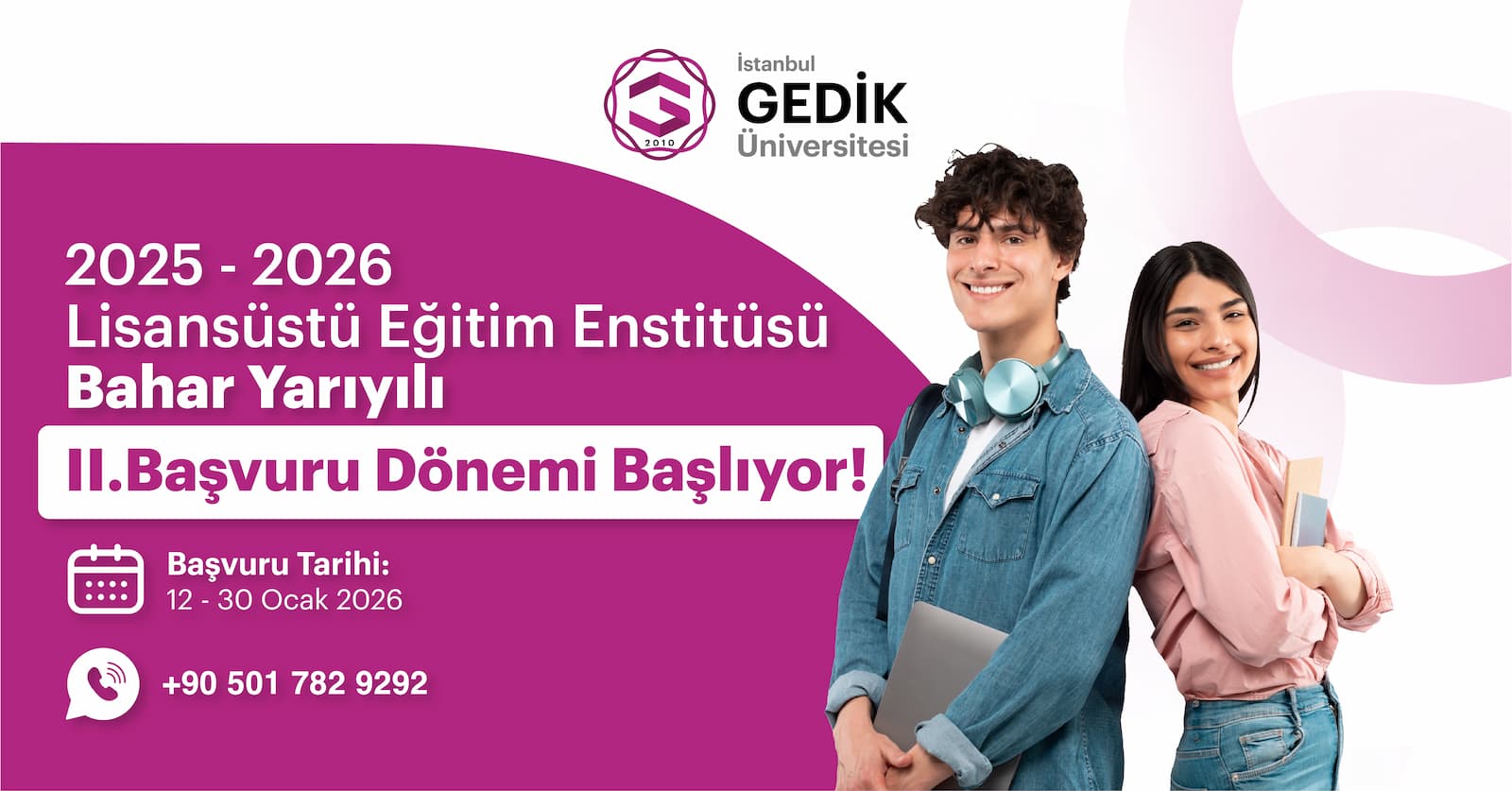 İstanbul Gedik Üniversitesi Enstitü Başvuruları