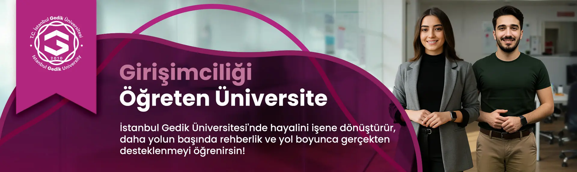 Girişimciliği Öğreten Üniversite Bannerı
